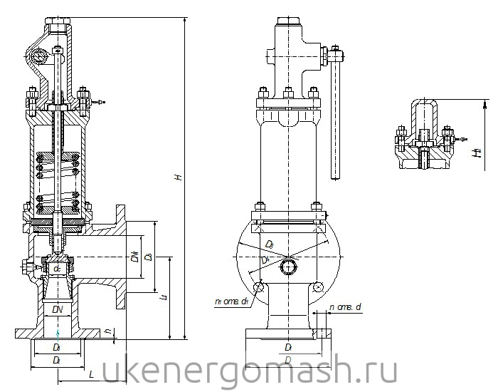 Клапаны 17с14нж, 17с21нж, 17с23нж, 17c25нж Клапаны 17с14нж, 17с21нж, 17с23нж, 17c25нж