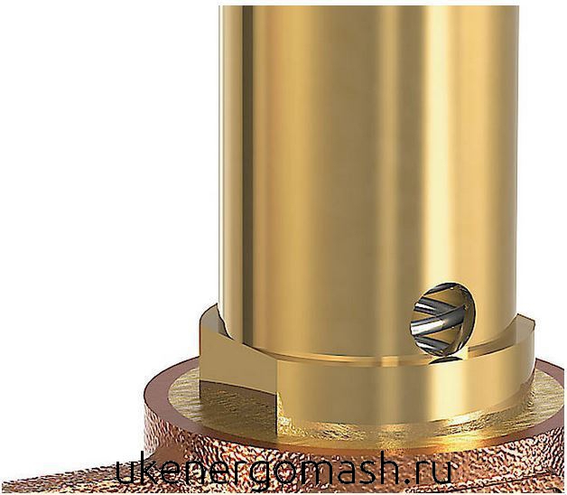 Регулирующий клапан из красной латуни Регулирующий клапан из красной латуни