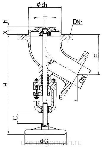 Клапан донный Krombach 840 схема Клапан донный Krombach 840 схема