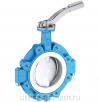 Затворы дисковые поворотные EBRO T с уплотнением PTFE (тефлон)